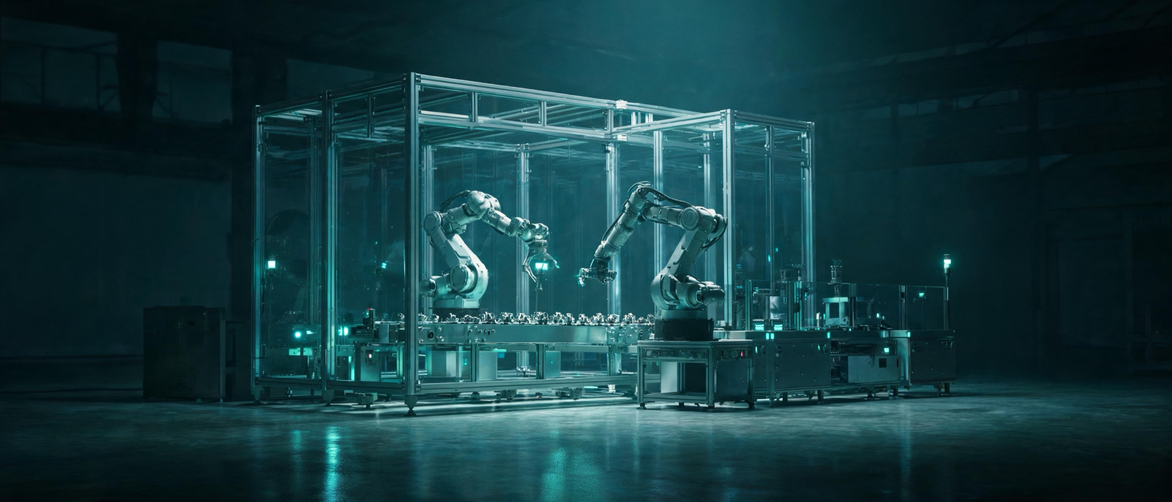 Custom robotic automation cell built by Darioo Industrial in Charlotte, NC